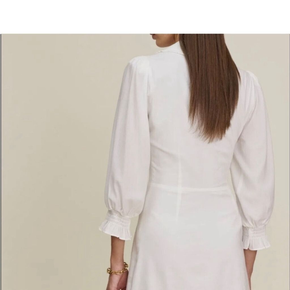 Reformation White Midi Dress - Picture 3 of 10